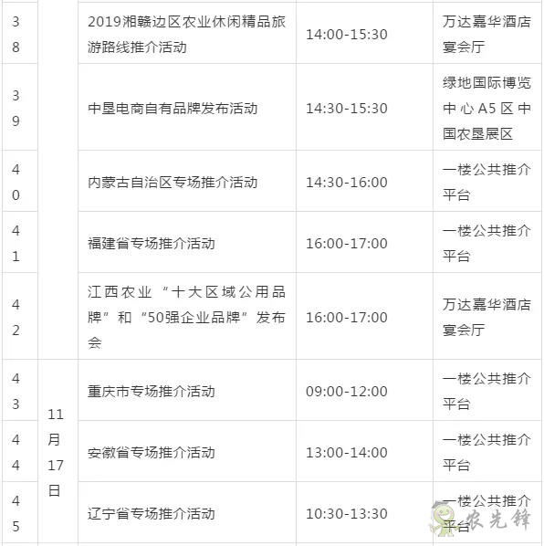 第十七屆中國國際農(nóng)交會十大看點先知道(附日程表)
