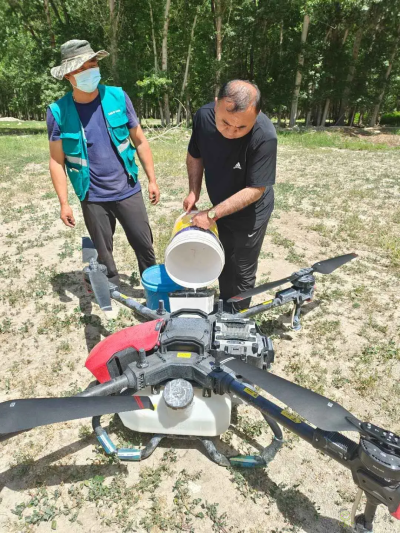 新疆 4 萬畝楊樹林蟲害爆發(fā)，極飛農(nóng)業(yè)無人機升空阻擊